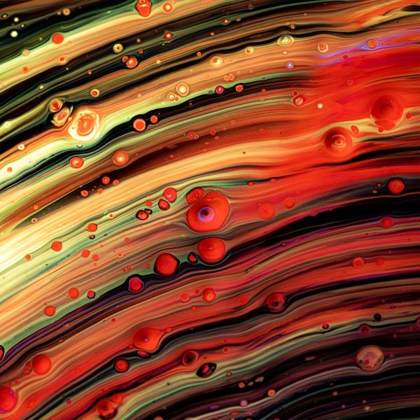 Abstract visualization of fluid movement lines in green.